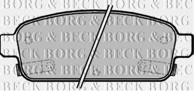 BORG & BECK bbp2214 -  Комплект тормозных колодок, дисковый тормоз